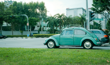 Teal car