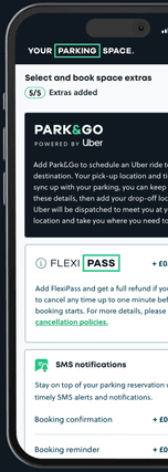 Park&Go powered by Uber