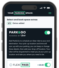 How to Add Park&Go to your booking - (Step 1)